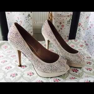 Brand new bling bling high heels